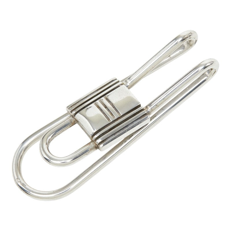エルメス カデナ マネークリップ シルバー レディース HERMES 【中古】