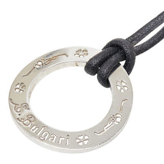 ブルガリ セーブザチルドレン ラウンド モチーフ ネックレス SV925 シルバー レディース BVLGARI 【中古】