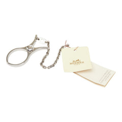 エルメス フィルー グローブホルダー 手袋ホルダー シルバー メタル レディース HERMES 【中古】