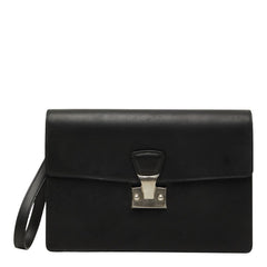 カルティエ パシャライン クラッチバッグ セカンドバッグ ブラック レザー レディース CARTIER 【中古】