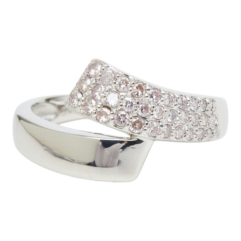 Pt900 プラチナ ダイヤ0.26ct リング 指輪 レディース 8.5号 【中古】