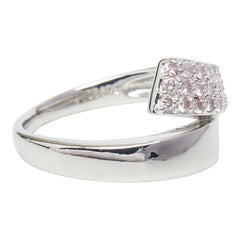 Pt900 プラチナ ダイヤ0.26ct リング 指輪 レディース 8.5号 【中古】