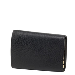 グッチ ダブルＧ キーケース 456118 ブラック レザー レディース GUCCI 【中古】