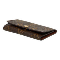 ルイ ヴィトン モノグラム ミュルティクレ4 キーケース M69517 ブラウン PVC レザー レディース LOUIS VUITTON 【中古】