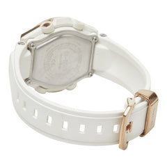 カシオ Baby-G G-MS ベビーG ジーミズ 腕時計 MSG-W200G クオーツ シルバー文字盤 シリコン メタル レディース CASIO 【中古】