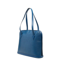 ルイ ヴィトン エピ リュサック トートバッグ ショルダーバッグ M52285 トレドブルー レザー レディース LOUIS VUITTON 【中古】