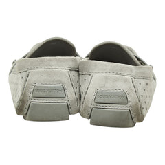 ルイ ヴィトン モンテカルロ ローファー ドライビングシューズ グレー スウェード メンズ LOUIS VUITTON 【中古】