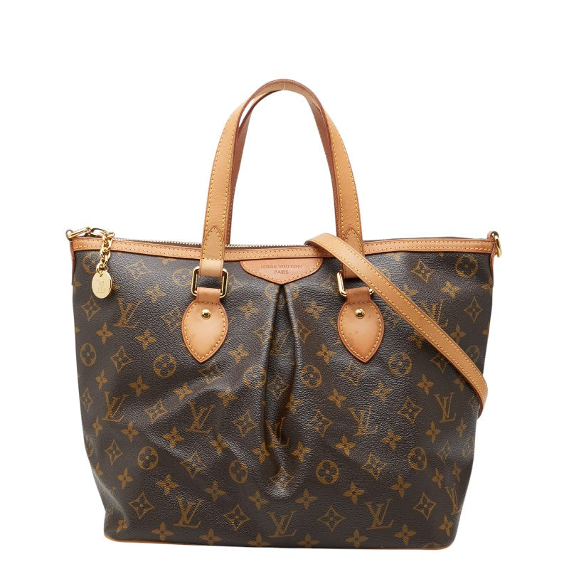 ルイ ヴィトン モノグラム パレルモPM ハンドバッグ ショルダーバッグ 2WAY M40145 ブラウン PVC レザー レディース LOUIS VUITTON 【中古】