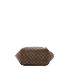 ルイ ヴィトン ダミエ サック ショッピング トートバッグ ショルダー ブラウン PVC レザー レディース LOUIS VUITTON 【中古】