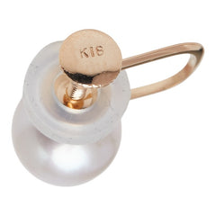 真珠 K18YG イエローゴールド アコヤパール8.0～8.3mm イヤリング レディース 【中古】
