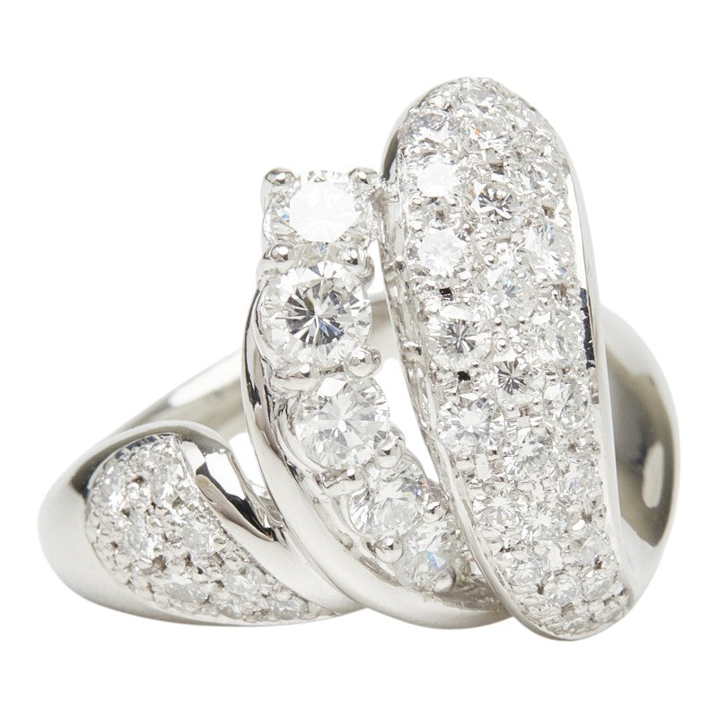 Pt900 プラチナ ダイヤ1.52ct リング 指輪 レディース 12号 【中古】