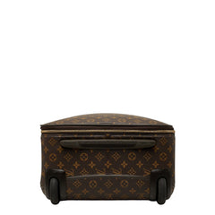 ルイ ヴィトン モノグラム ペガス50 キャリーケース トローリー スーツケース M23251 ブラウン PVC レザー レディース LOUIS VUITTON 【中古】