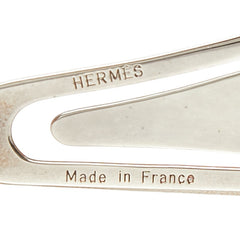 エルメス シュバル ブックマーク ルーペ付き栞 シルバー メタル レディース HERMES 【中古】