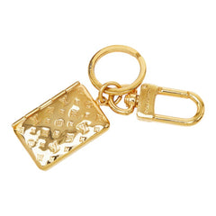 ルイ ヴィトン ポルト クレ ラブ ノート エンヴェロープ キーホルダー キーリング M67400 ゴールド メッキ レディース LOUIS VUITTON 【中古】