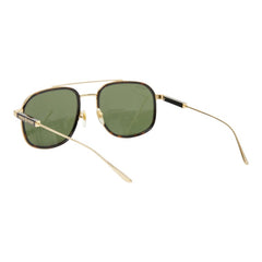 グッチ アジアフィット サングラス GG1310S 002 ブラウン ゴールド プラスチック メッキ メンズ GUCCI 【中古】