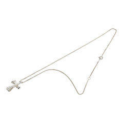 ミキモト クロス 十字架 モチーフ ネックレス スターリングシルバー パール レディース MIKIMOTO 【中古】