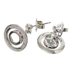 ヴィヴィアンウエストウッド オーブ ピアス シルバー メタル ラインストーン レディース Vivienne Westwood 【中古】