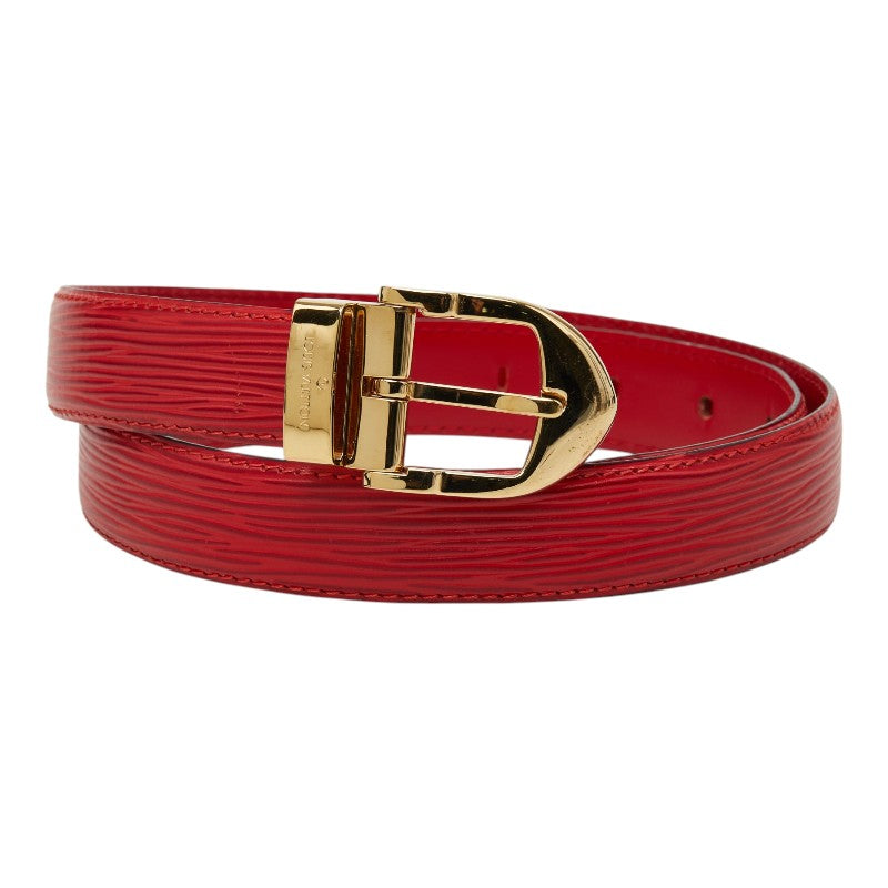 ルイ ヴィトン エピ サンチュール クラシック プレーンベルト R15007 カスティリアンレッド レザー レディース LOUIS VUITTON 【中古】