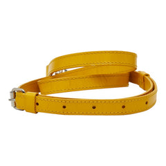 ルイ ヴィトン ショルダーストラップ イエロー レザー レディース LOUIS VUITTON 【中古】