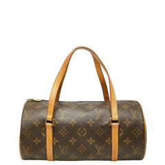 ルイ ヴィトン モノグラム パピヨン26 ハンドバッグ M51386 ブラウン PVC レザー レディース LOUIS VUITTON 【中古】