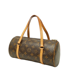 ルイ ヴィトン モノグラム パピヨン26 ハンドバッグ M51386 ブラウン PVC レザー レディース LOUIS VUITTON 【中古】