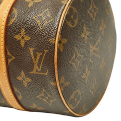 ルイ ヴィトン モノグラム パピヨン26 ハンドバッグ M51386 ブラウン PVC レザー レディース LOUIS VUITTON 【中古】