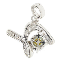 真珠 Pt900 プラチナ K14WG ホワイトゴールド アコヤパール7.8mm ダイヤ0.13ct デザインネックレストップ ペンダントトップ ネックレス レディース 【中古】