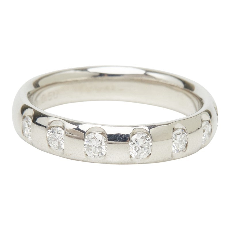 Pt900 プラチナ ダイヤ0.50ct リング 指輪 レディース 14.5号 【中古】