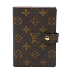 ルイ ヴィトン モノグラム アジェンダPM システム手帳 手帳 R20005 ブラウン PVC レザー レディース LOUIS VUITTON 【中古】