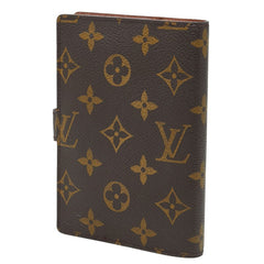 ルイ ヴィトン モノグラム アジェンダPM システム手帳 手帳 R20005 ブラウン PVC レザー レディース LOUIS VUITTON 【中古】