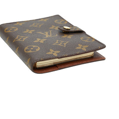 ルイ ヴィトン モノグラム アジェンダPM システム手帳 手帳 R20005 ブラウン PVC レザー レディース LOUIS VUITTON 【中古】