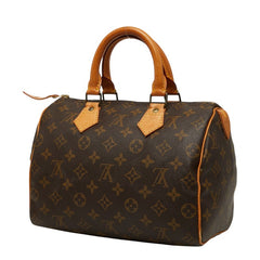 ルイ ヴィトン モノグラム スピーディ25 ミニボストンバッグ ハンドバッグ M41109 ブラウン PVC レザー レディース LOUIS VUITTON 【中古】