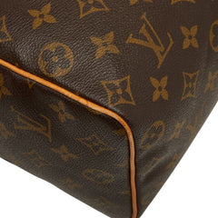 ルイ ヴィトン モノグラム スピーディ25 ミニボストンバッグ ハンドバッグ M41109 ブラウン PVC レザー レディース LOUIS VUITTON 【中古】