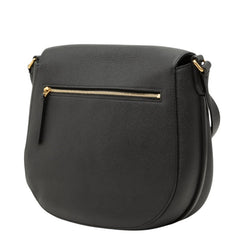セリーヌ トロッター ミディアム 斜め掛け ショルダーバッグ S-CE-3185 ブラック レザー レディース CELINE 【中古】