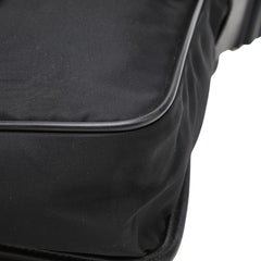 プラダ ロゴ 斜めかけ ショルダーバッグ ブラック ナイロン レディース PRADA 【中古】