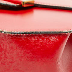 クリスチャンディオール CDロゴ ハンドバッグ ショルダーバッグ 2WAY レッド レザー レディース Christian Dior 【中古】