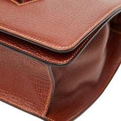 ロエベ バルセロナ ハンドバッグ ブラウン レザー レディース LOEWE 【中古】