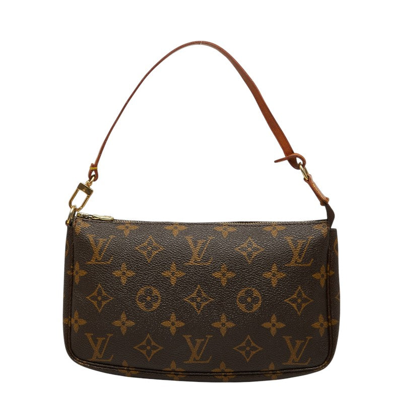 ルイ ヴィトン モノグラム ポシェット アクセソワール ハンドバッグ M51980 ブラウン PVC レザー レディース LOUIS VUITTON 【中古】