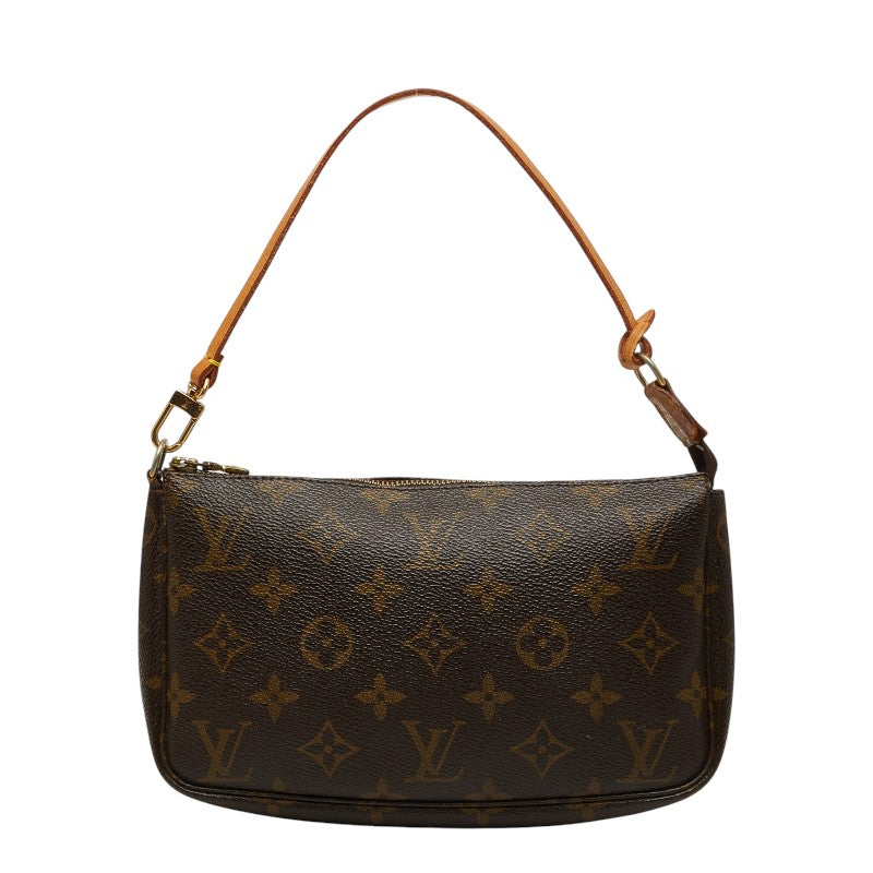 ルイ ヴィトン モノグラム ポシェット アクセソワール ハンドバッグ M51980 ブラウン PVC レザー レディース LOUIS VUITTON 【中古】