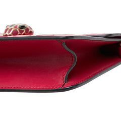 ブルガリ セルペンティ フォーエバー チェーン ハンドバッグ ピンク レザー レディース BVLGARI 【中古】