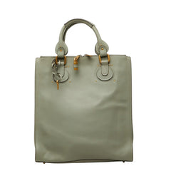クロエ トートバッグ ハンドバッグ グリーン レザー レディース Chloe 【中古】