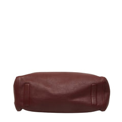 サルヴァトーレフェラガモ ハンドバッグ ショルダーバッグ 2WAY ワインレッド ボルドー レザー レディース Salvatore Ferragamo 【中古】