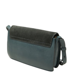 クロエ フェイ 斜め掛け ショルダーバッグ グレー レザー スウェード レディース Chloe 【中古】