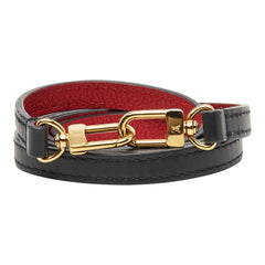 ルイ ヴィトン ショルダーストラップ ネイビー レザー レディース LOUIS VUITTON 【中古】
