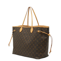 ルイ ヴィトン モノグラム ネヴァーフルGM トートバッグ ショルダーバッグ M40157 ブラウン PVC レザー レディース LOUIS VUITTON 【中古】
