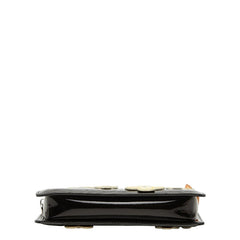 ルイ ヴィトン モノグラム ヴェルニ フラワー レキシントン ハンドバッグ M92245 ノワール ブラック パテントレザー レディース LOUIS VUITTON 【中古】