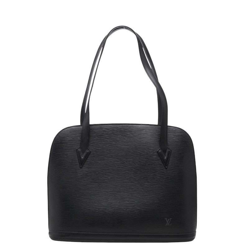 ルイ ヴィトン エピ リュサック ショルダーバッグ トートバッグ M52282 ノワール ブラック レザー レディース LOUIS VUITTON 【中古】