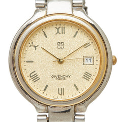 ジバンシー 腕時計 CV-MTBRC-2057 クオーツ ゴールド文字盤 ステンレススチール レディース Givenchy 【中古】