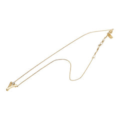 サンローラン チェーン ペンダント ネックレス ゴールド メッキ ラインストーン レディース SAINT LAURENT 【中古】