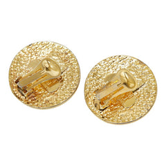 ヴェルサーチェ メデューサ ラウンド イヤリング ゴールド メッキ レディース VERSACE 【中古】